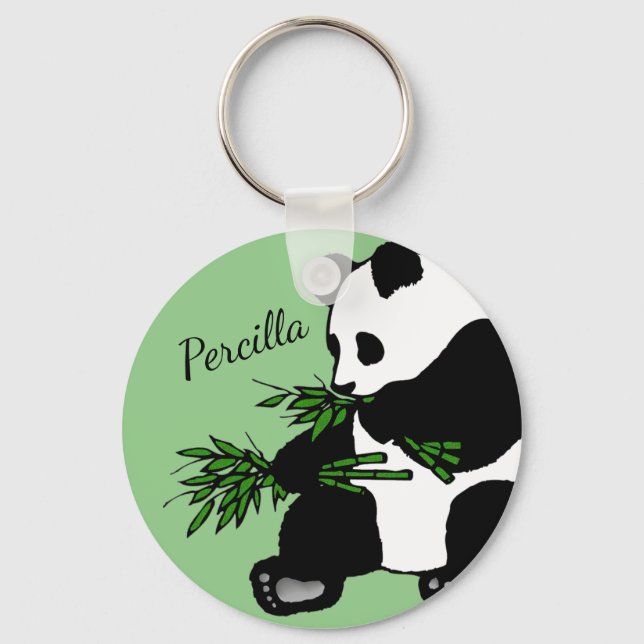 Chaveiro Giant Panda come Bamboo (Frente)