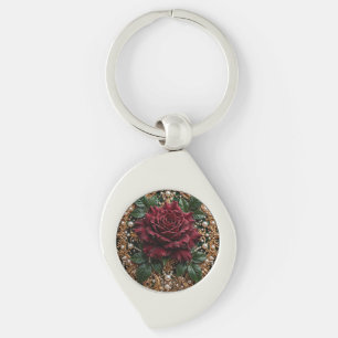 Chaveiro Gigante Floral Gótico Vitoriano