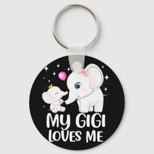 Chaveiro Gigi Me Ama Um Tee De Elefante Bonito Para Criança