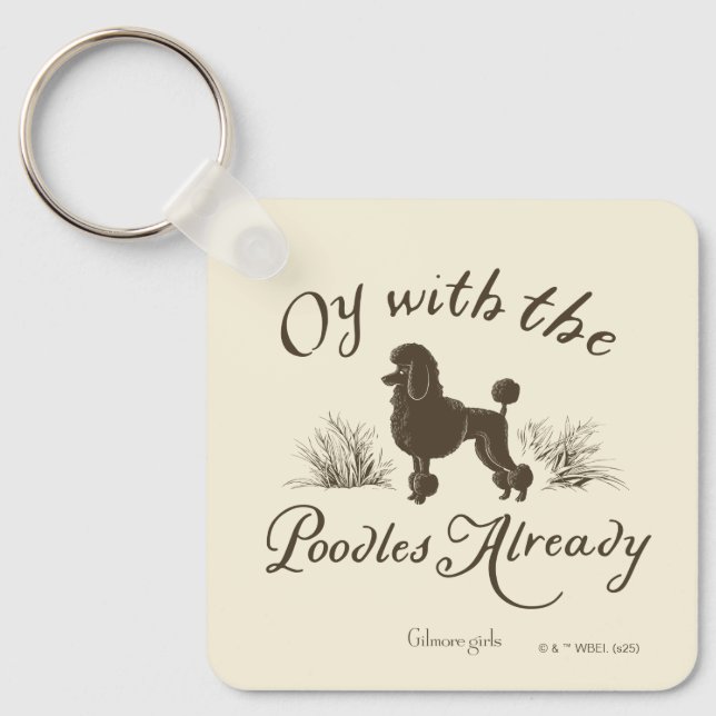 Chaveiro Gilmore Girls | Oy Com os PoodlesDesign (Frente)