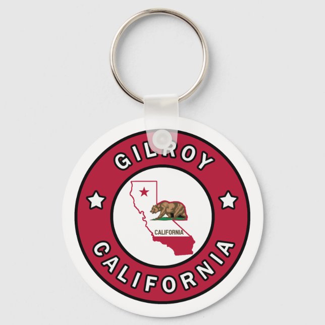 Chaveiro Gilroy California (Frente)