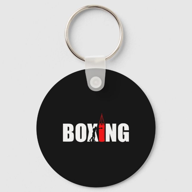 Chaveiro Ginásio Amante do Boxe Boxeador Kickboxing Kickbox (Frente)