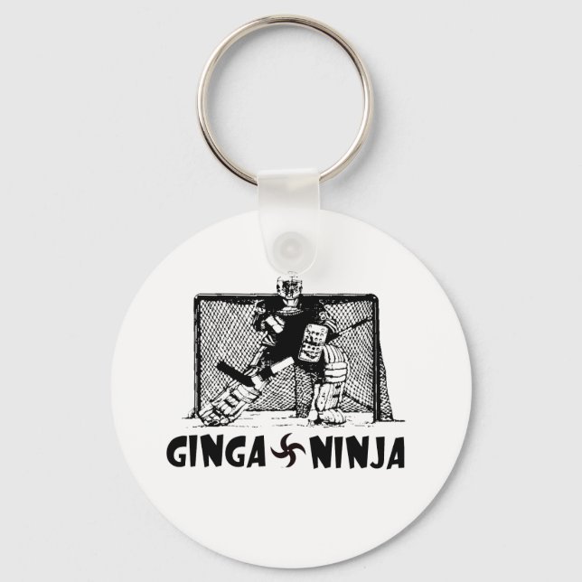 Chaveiro Ginga Ninja - Hockey Goalie (Frente)