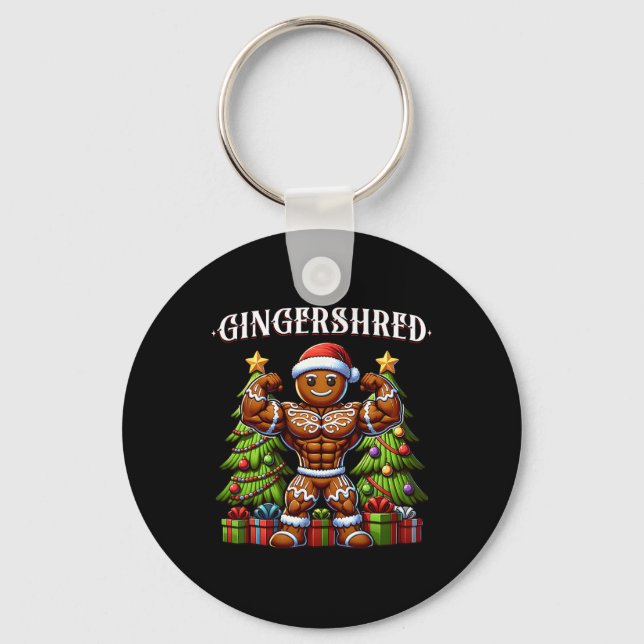 Chaveiro Gingershred Funny Gingerbird Man Gym (Frente)