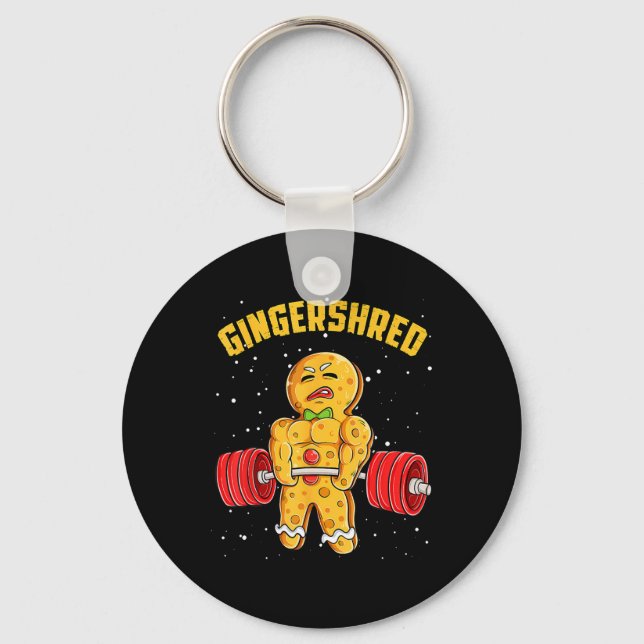 Chaveiro Gingershred Funny Gingerbird Man Gym (Frente)