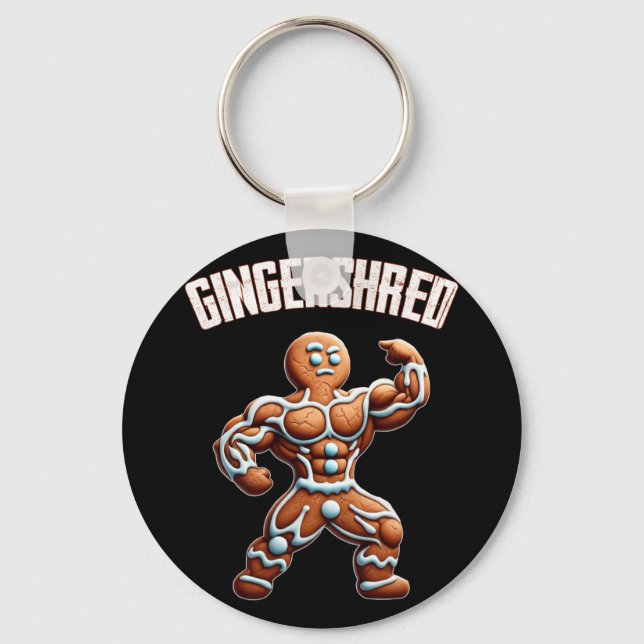 Chaveiro Gingershred Funny Gingerbird Man Gym (Frente)