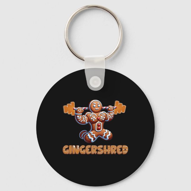 Chaveiro Gingershred Funny Gingerbird Man Gym (Frente)