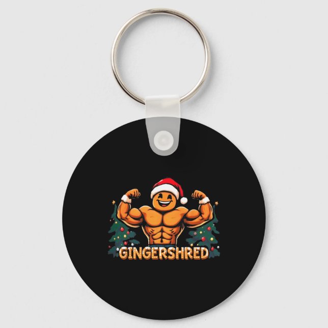 Chaveiro Gingershred Funny Gingerbird Man Gym (Frente)