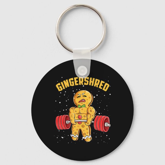 Chaveiro Gingershred Funny Gingerbird Man Gym (Frente)