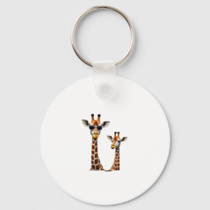 Chaveiro Girafa com Óculos de Sol Safari da Selva Animal Gi