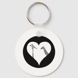 Chaveiro Girafas Adoram Gruas