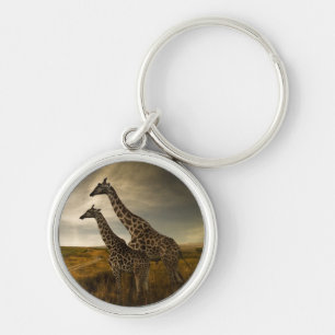 Chaveiro Girafas e a paisagem
