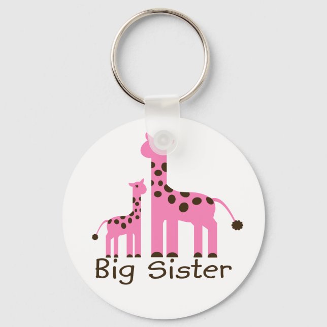 Chaveiro Giraffe Big Sister (Frente)