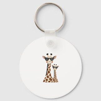 Chaveiro Giraffe with Sunglasses Jungle Safari Animal Giraf
