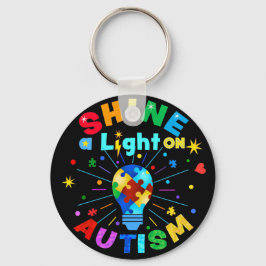 Chaveiro GIRAR uma Luz no AUTISM