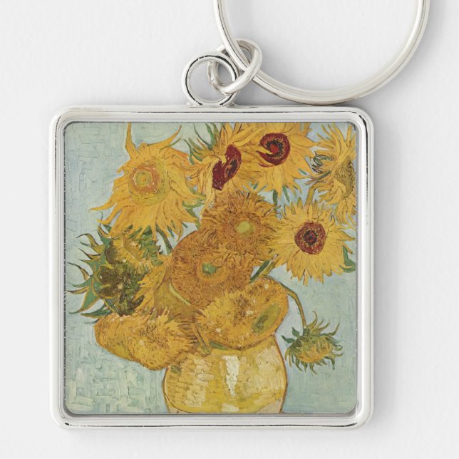 Chaveiro Girasóis de Van Gogh (Frente)