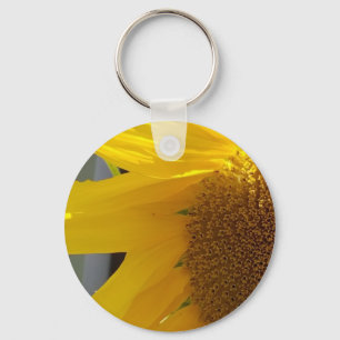 Chaveiro Girassol Amarelo-Claro