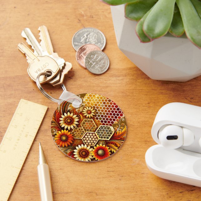 Chaveiro Girassol e Design (Mesa)