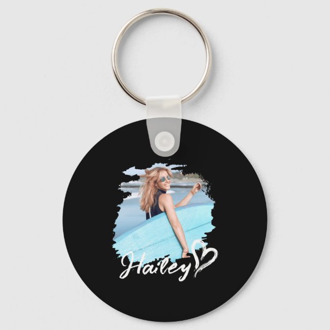 Chaveiro Girlfriend Nge Heart Simple Modern Cool Photo  (Frente)