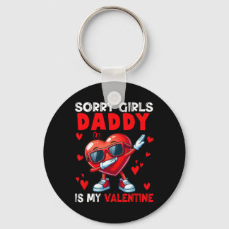 Chaveiro Girls Funny Joke Daddy Is My Valentine Dabbing Hea
