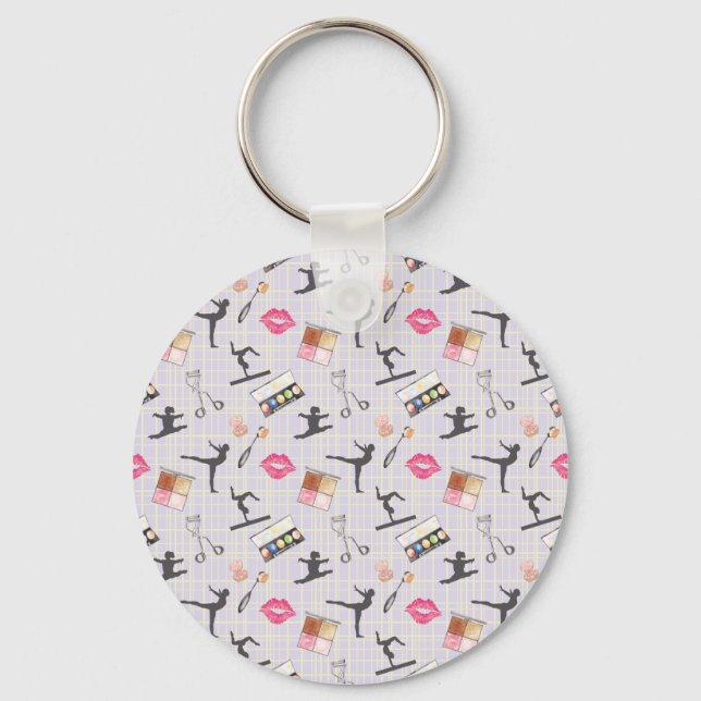 Chaveiro Girls Gymnastics - Girly Makeup (Frente)