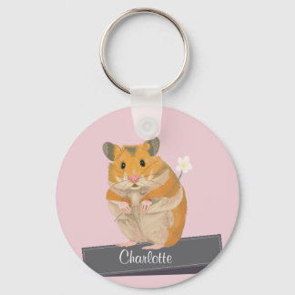 Chaveiro Girls Ouro Hamster