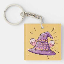 Chaveiro Girly Halloween - Wizard Way to the Sweets