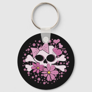 Chaveiro Girly Punk Skull