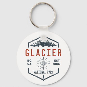 Chaveiro Glacier National Park Canada Vintage aflita