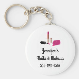 Chaveiro Glam-Lábio Rosa E Bela Polonesa Nail Pensada