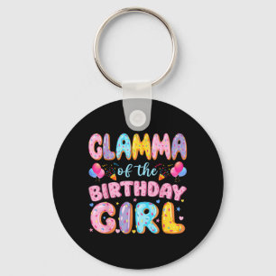 Chaveiro Glamma da Menina do Aniversário Donut Doce Anivers