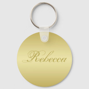 Chaveiro Glamor gold background Personalizado Nome do Model