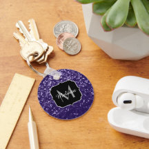 Glitter roxo ultra violeta escuro Monograma