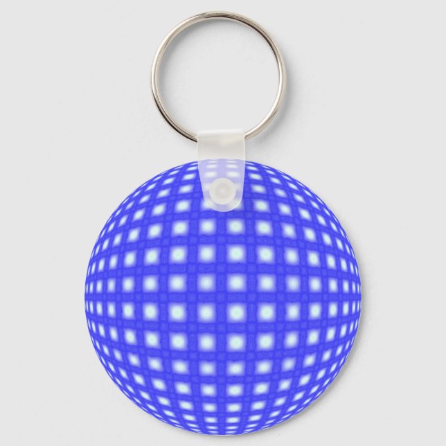 Chaveiro Globo de Ponto Quadrado (Frente)