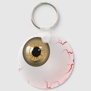 Chaveiro Globo ocular do horror de Brown