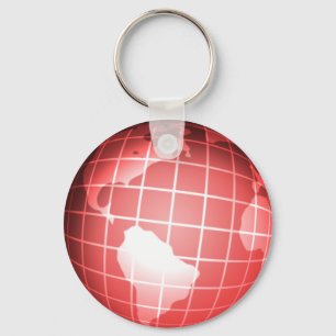 Chaveiro Globo vermelho