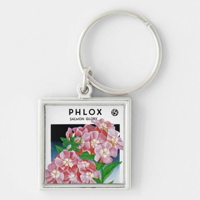 Chaveiro Glória do Phlox Salmon (Frente)
