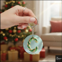 Glossy Verde Ouro Faixa de Brilho Letra C