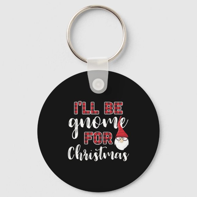 Chaveiro Gnome para o Natal (Frente)