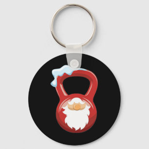 Chaveiro Gnomo de Natal Kettlebell Xmas para Gy