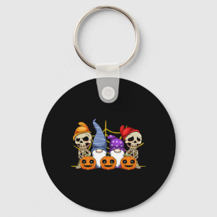 Chaveiro Gnomo Skeleton preguiçoso Halloween Costume Bonito