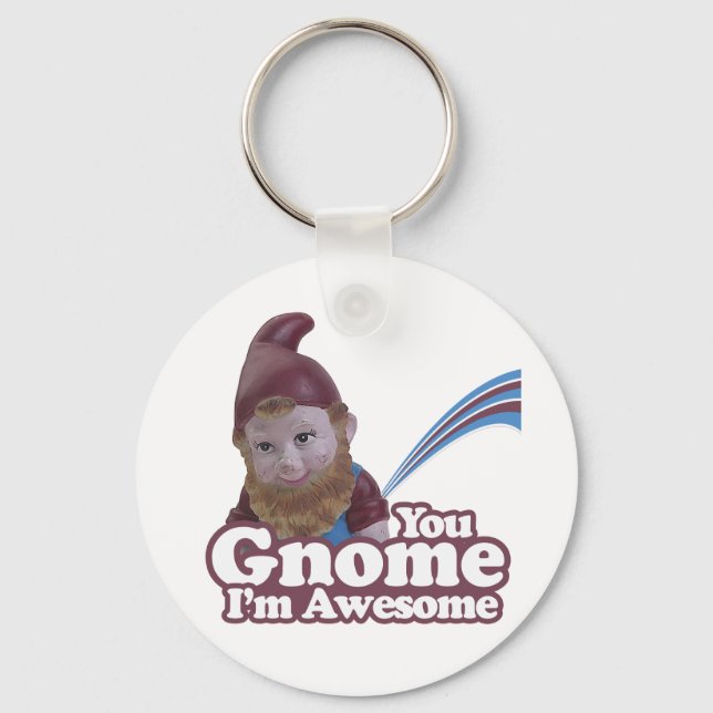 Chaveiro Gnomo, sou incrível (Frente)