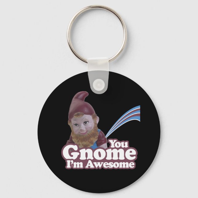 Chaveiro Gnomo, sou incrível (Frente)