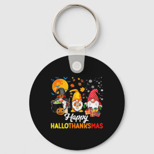 Chaveiro Gnomos Halloween Dia de Ação de Graças Feliz Hall