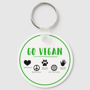 Chaveiro Go Vegan