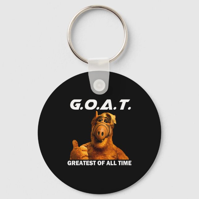 Chaveiro Goat Greatest Of All Time Funny Meme  (Frente)