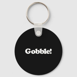 Chaveiro Gobble Engraçado Dia de Ação de Graças Ruído Som S