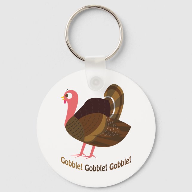 Chaveiro Gobble! Gobble! Gobble! (Frente)