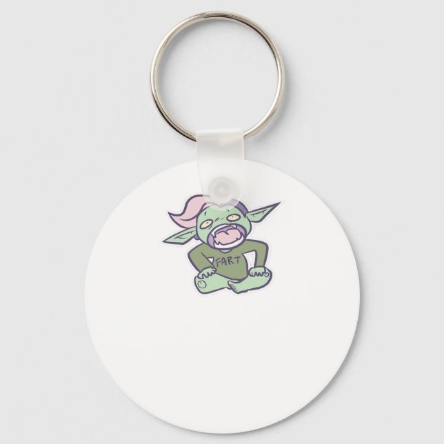 Chaveiro Goblincore Fart Goblin Classic (Frente)