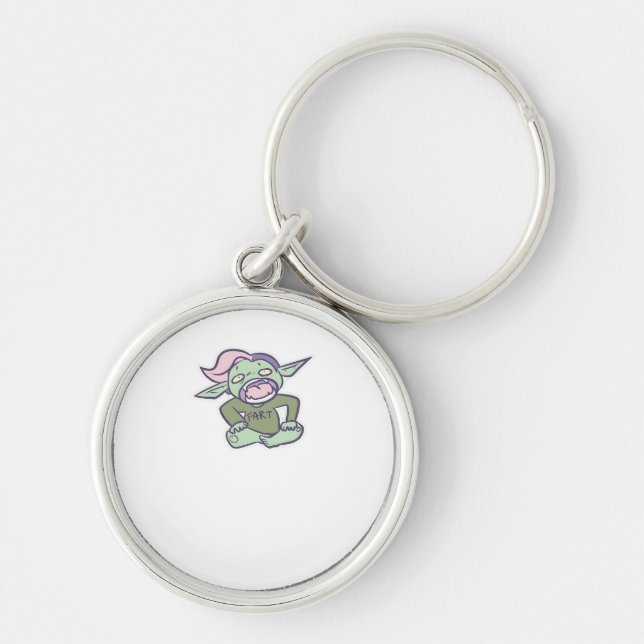 Chaveiro Goblincore Fart Goblin Clássico (Frente)